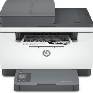 HP LaserJet Print: Up to 29 ppm (A4); Duplex: Up to 18 ipm (A4); Up to 20,000 pages per month; Print/Copy/Scan; Scan flatbed with ADF; 1 USB port; 1 10/100 Ethernet port; Dual band Wi-Fi; Smart-guided buttons