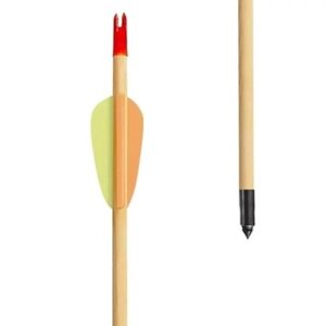 Poe Lang Target Wooden 30" D-027A-B1 Medinės strėlės 5 vnt. - Image 2