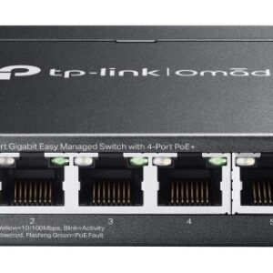 TP-Link Omada ES205G Valdomas Gigabit Ethernet (10/100/1000) Maitinimas per Eternetą (PoE) Juoda - Image 3