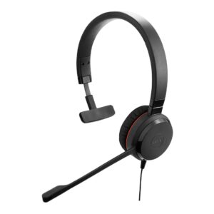 Jabra Evolve 30 II MS Mono - laidinės stereo ausinės, juodos spalvos