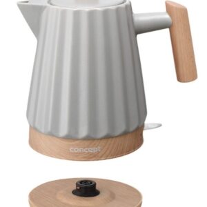 Concept RK0091 Keramikinis elektrinis virdulys 1,5 l šviesiai pilkos spalvos - Image 2