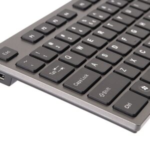 A4Tech KV-300H klaviatūra USB QWERTY Juoda, Pilka - Image 3