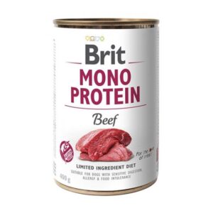 BRIT Mono Protein Beef - drėgnas maistas šunims - 400 g