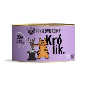 PAKA ZWIERZAKA Rabbit - šlapias kačių maistas - 200g