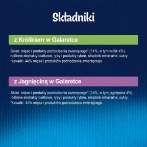 Felix Fantastic triušiena, ėriena - drėgnas kačių ėdalas 340g (4x 85g) - Image 2