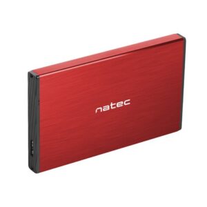 NATEC RHINO GO HDD KORPUSAS (USB 3.0, 2,5", RAUDONAS)