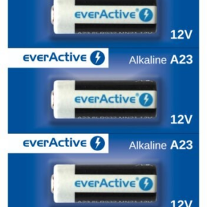 EverActive šarminės baterijos 23A 12V - lizdinė plokštelė 5 vnt.