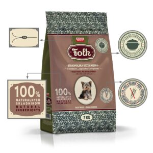 FOLK Small breeds Traditional polish meat feast with rabbit, lamb and quail - sausas maistas šunims - 7kg - Image 2