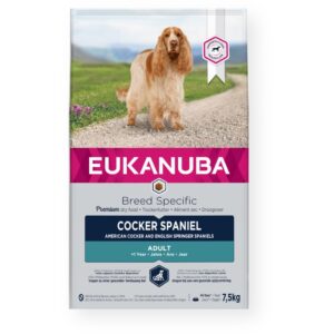 Eukanuba Breed Specific Cocker Spaniel 7,5 kg Suaugusių Viščiukas