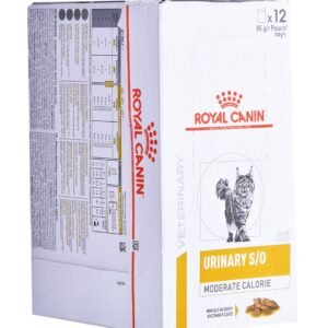 ROYAL CANIN Urinary S/O Moderate Calorie - šlapias kačių maistas - 12 x 85g