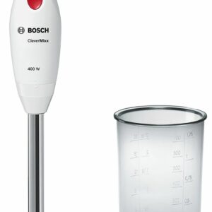 Bosch MSM24100 trintuvas Panardinamas maišytuvas 400 W Nerūdijančiojo plieno, Balta