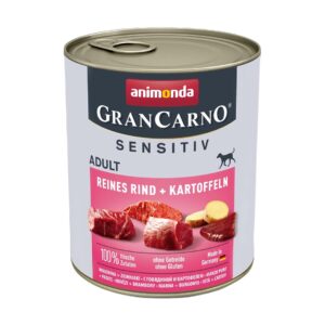 ANIMONDA GranCarno Adult Sensitiv Beef with potatoes - drėgnas ėdalas šunims - 800g