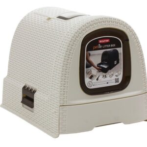 CURVER - Kačių kraiko dėžė - kreminė / ruda