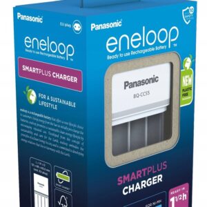 Baterijų įkroviklis PANASONIC Eneloop Smartplus BQ-CC55 (BQ-CC55E) - Image 2