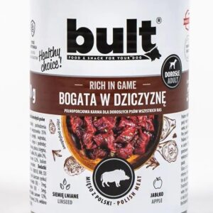 BULT Rich in game - Šlapias maistas šunims - 800 g