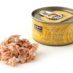 FISH4CATS Tun fillet with cheese - šlapias kačių maistas - 70g - Image 2