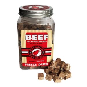 KIWI WALKER Freeze-dried treats Beef - skanėstas šuniui ir katei - 40g