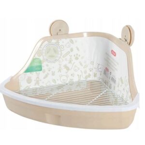 ZOLUX Mažas kampinis tualetas 320x250x150 mm smėlio spalvos