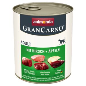 ANIMONDA GranCarno Adult Deer and apple - šlapias maistas šunims - 800g