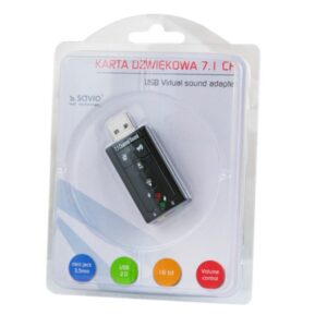 Savio AK-01 garso plokštė 7.1 kanalai USB - Image 2