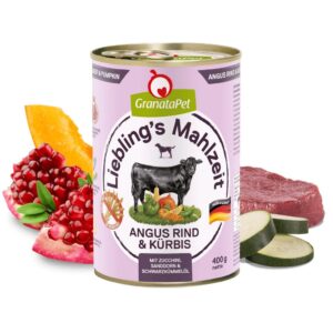 GRANATAPET Liebling's Mahlzeit Angus beef & pumpkin - drėgnas ėdalas šunims - 800g - Image 2