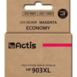 Actis " KH-903MR" rašalas (vietoj HP 903XL T6M07AE; standartinis; 12 ml; raudonos spalvos) - naujas lustas