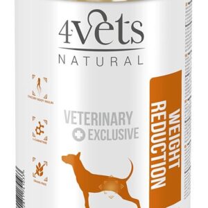 4VETS Natural Weight Reduction Dog - drėgnas ėdalas šunims - 400 g