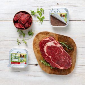 RAW PALEO Pate Mini Adult Beef - šlapias šunų maistas - 150 g - Image 3