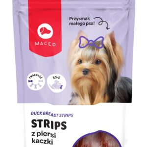 MACED Duck breast strips - skanėstas šunims - 60g