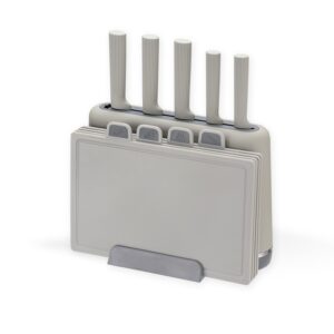 Maestro MR-1412-GREY Peilių rinkinys su blokeliu + pjaustymo lentos rinkinys Pilkas