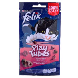 FELIX Play Tubes Turkey, Ham  - sausas kačių ėdalas - 50 g