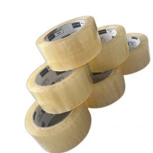 BSTech HotMelt pakavimo juosta 48*60 m, skaidri kartoninė dėžutė, 36 vnt.