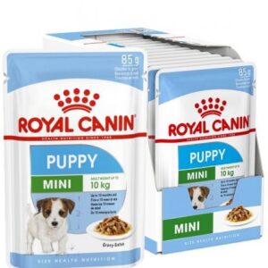 ROYAL CANIN SHN Mini Puppy in sauce - drėgnas maistas šuniukams - 12X85g