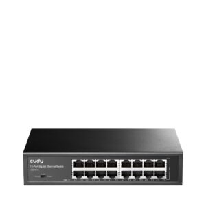 Cudy GS1016 tinklo komutatorius Gigabit Ethernet (10/100/1000) Juoda