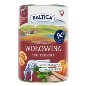 BALTICA Smaki regionów Beef with parsley - drėgnas ėdalas šunims - 400g