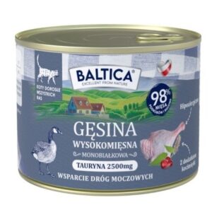 BALTICA Smaki regionów Goose - šlapias kačių maistas - 185g