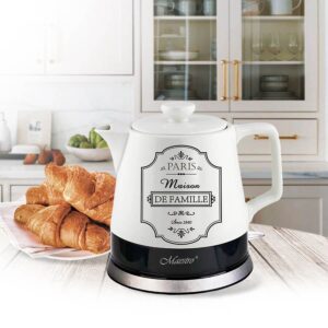 MAESTRO MR-072 elektrinis virdulys 1 L 1200 W Balta - Image 2