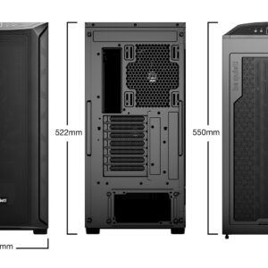 be quiet! Shadow Base 800 Black „Midi Tower“ Juoda - Image 2