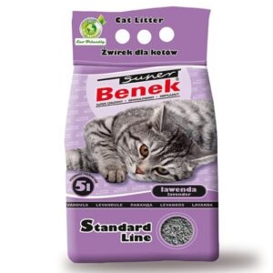 Certech Super Benek Standard Levandos - Sluoksniuotas kačių kraikas 5 l