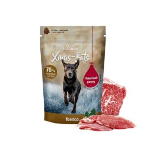 PLATINUM Xmas-Bits Iberico - skanėstas šuniui - 150g