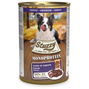 STUZZY Monoprotein Venison - šlapias maistas šunims - 400 g