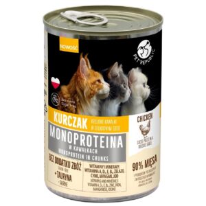 PET REPUBLIC Monoprotein Chicken in sauce - šlapias kačių maistas - 400g