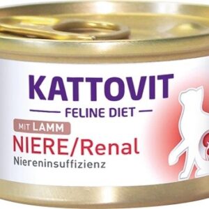 KATTOVIT Feline Diet Niere/Renal Lamb - šlapias kačių maistas - 85g