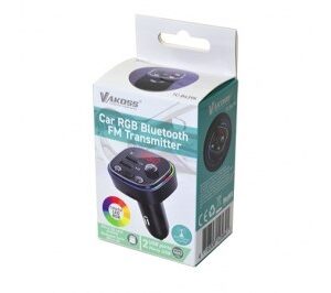 Vakoss TC-B439K FM siųstuvas 87,5 - 108 MHz Bluetooth/USB Juoda - Image 3