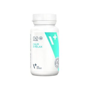 VET EXPERT Calm&Relax - preparatas nuo streso simptomų šunims ir katėms - 30 kapsulių.