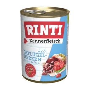 RINTI Kennerfleisch Poultry hearts - drėgnas ėdalas šunims - 400g