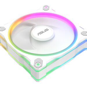 ASUS Prime MR120 Fan ARGB White Kompiuterio korpusui Ventiliatorius 12 cm Balta - Image 2