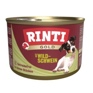 RINTI Gold Wild boar - drėgnas ėdalas šunims - 185g