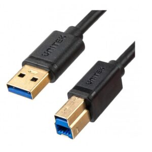 Unitek C14095BK USB-A ir USB 3.0 spausdintuvo kabelis, 2 m