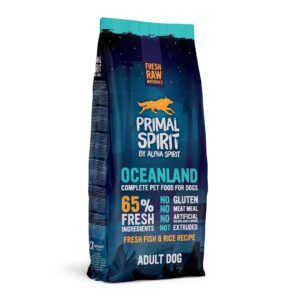 PRIMAL SPIRIT Oceanland Ryba – pusiau drėgnas maistas alergiškiems šunims – 12 kg